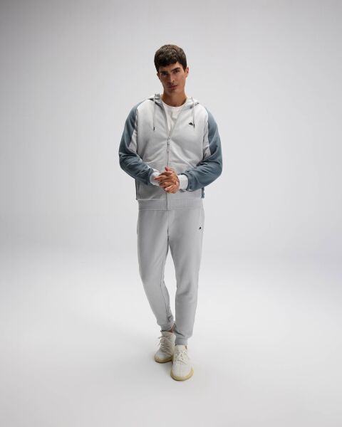 Ellesse Erkek Fermuarlı Kapüşonlu Sweat EM560 XL - Gri