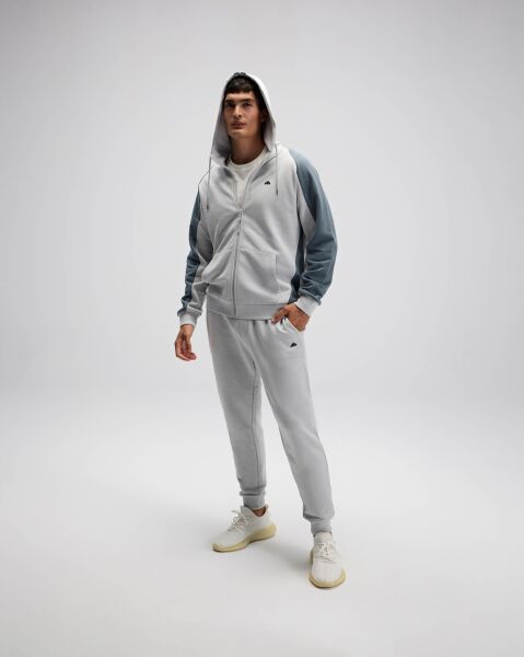 Ellesse Erkek Fermuarlı Kapüşonlu Sweat EM560 XL - Gri