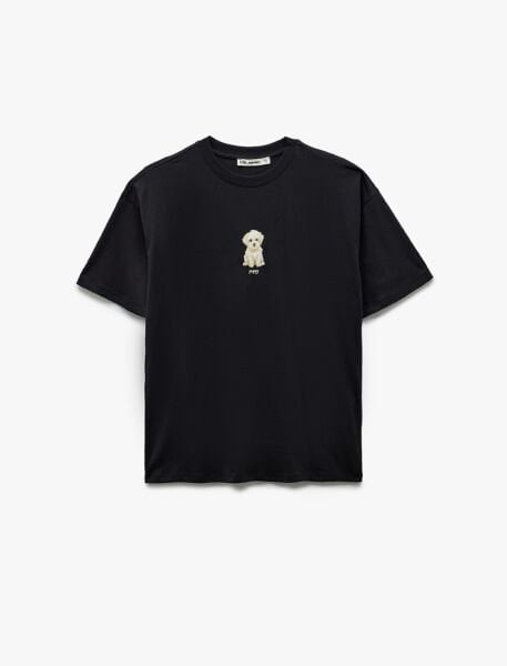 Koton Antrasit Tişört 6Sal10049Ik Antrasit - XS