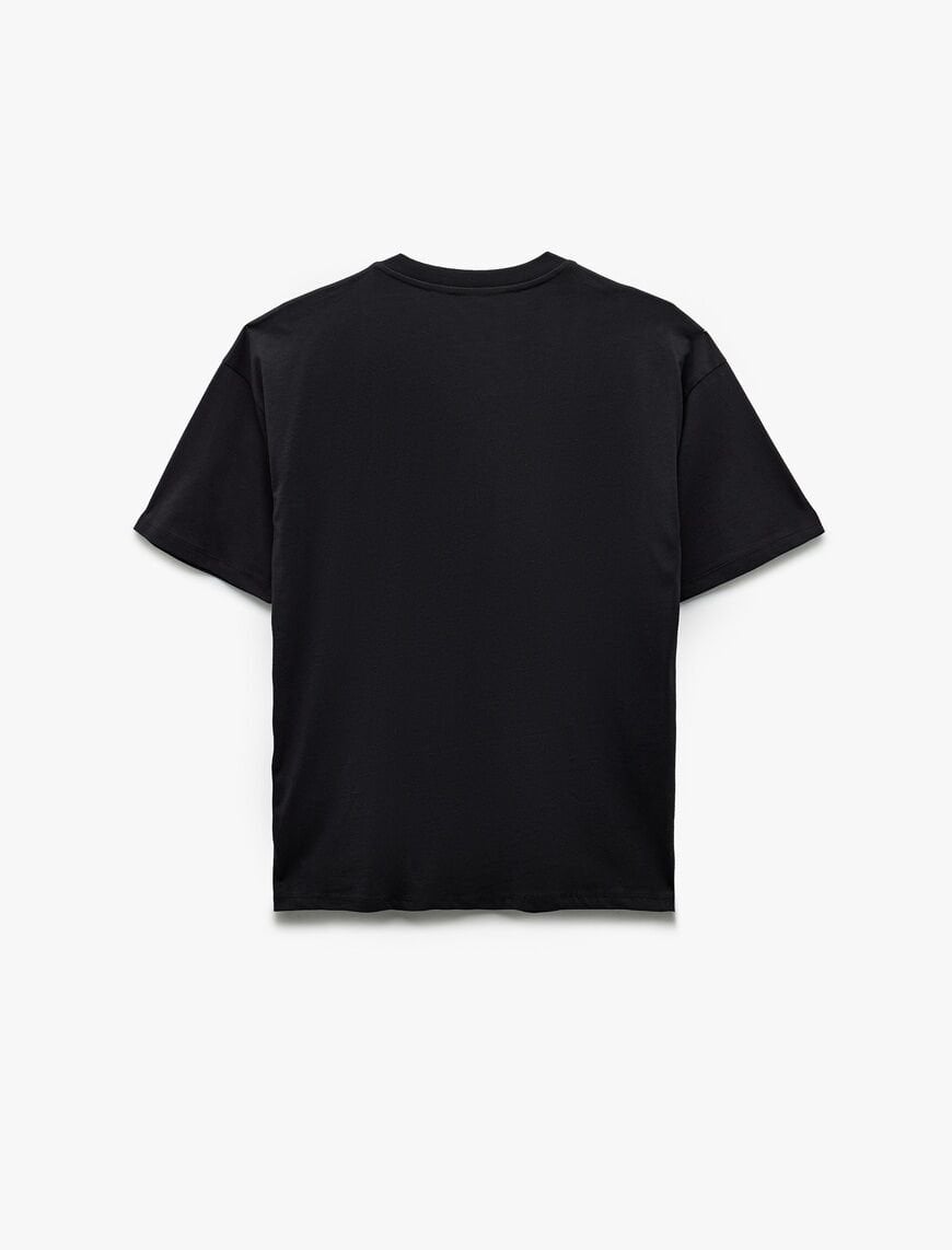 Koton Antrasit Tişört 6Sal10049Ik Antrasit - XS