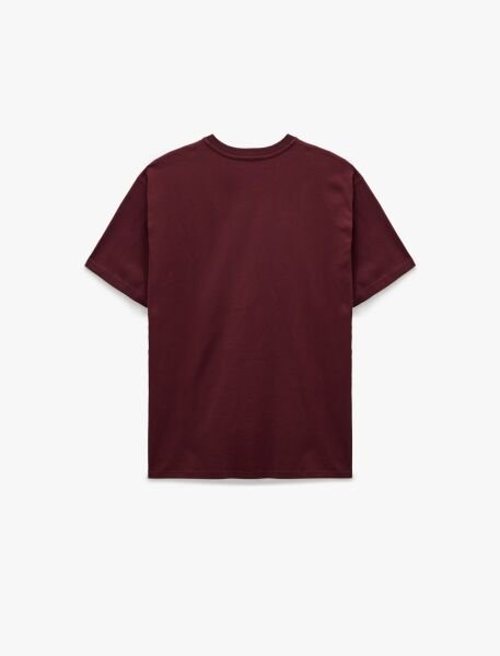 Koton Bordo Tişört 6Sal10053Ik L - Bordo