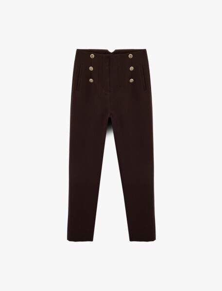 Koton Lacivert Pantolon 6Sak40273Uw