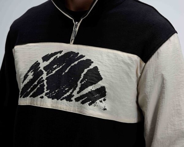 Ellesse Yarım Fermuarlı Sweat Siyah - XXL