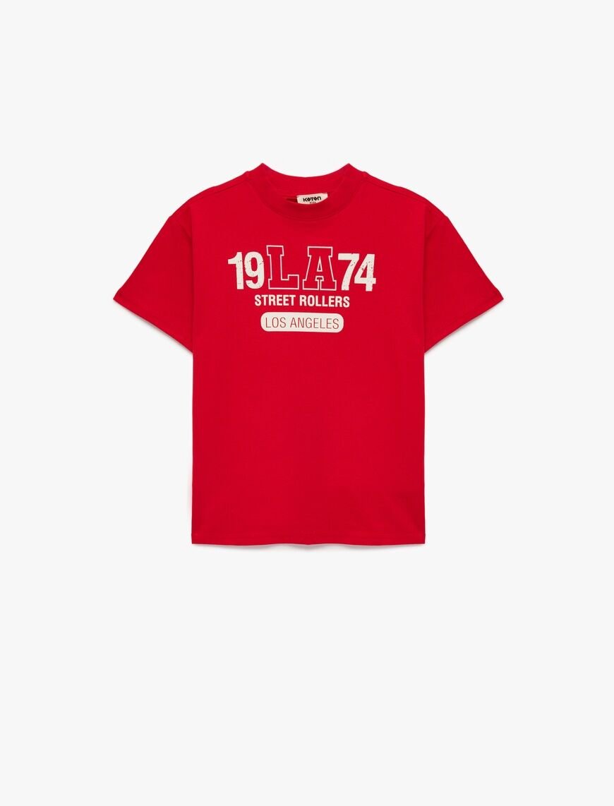 Koton Kırmızı Tişört 6Skb10270Tk Kırmızı - 9-10