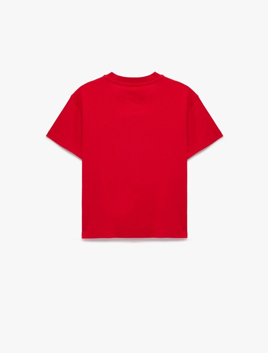 Koton Kırmızı Tişört 6Skb10270Tk Kırmızı - 9-10