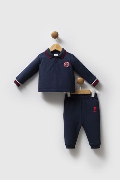 U.S.Polo Assn Erkek Bebek 2 li Takım 9-12 - Lacivert