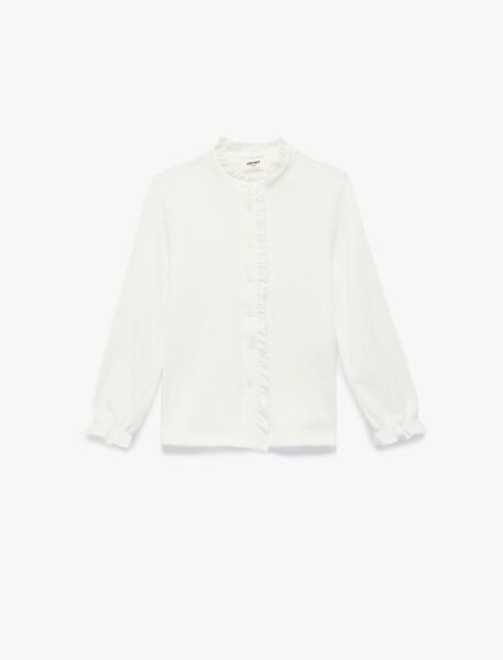 Koton Ekru Bluz 6Skg60051Ak Ekru - 9-10