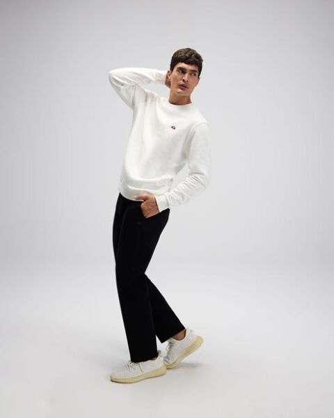 Ellesse Erkek Sweatshirt EM579 XL - Beyaz