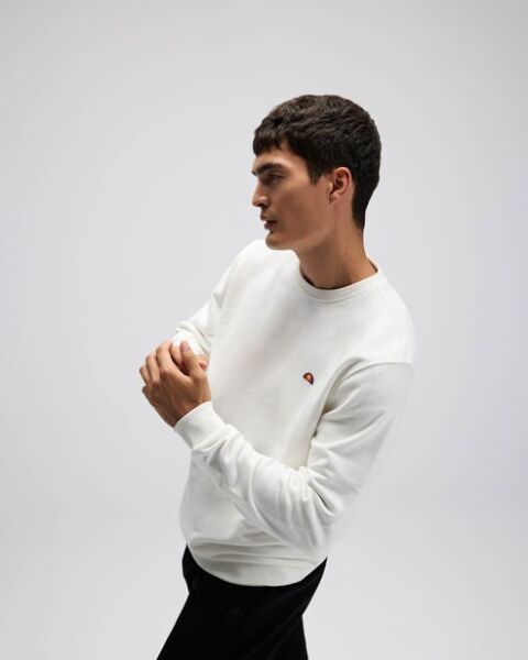 Ellesse Erkek Sweatshirt EM579 XXL - Beyaz