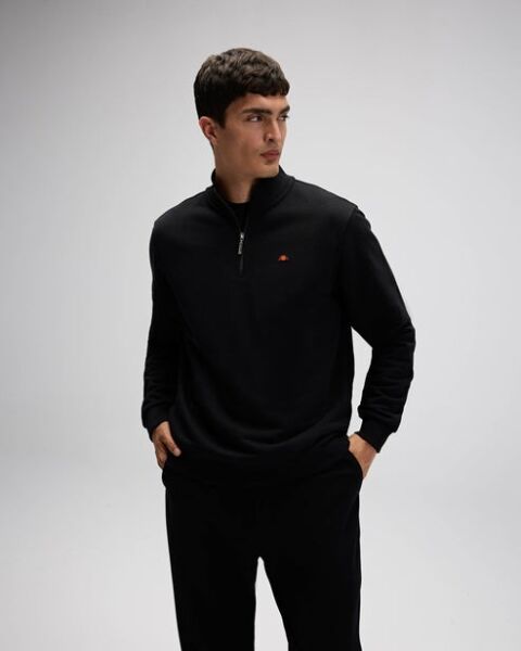Ellesse Erkek Yarım Fermuarlı Sweatshirt Lacivert - XXL