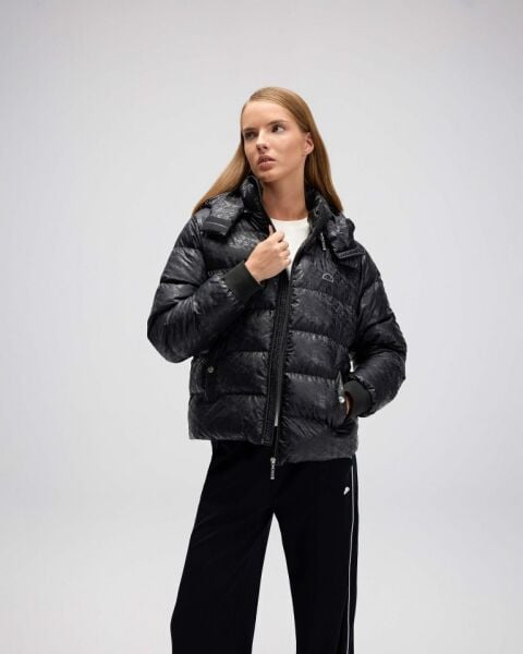 Kadın Mont Ef219 Siyah - L