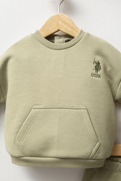 U.S.Polo Assn Erkek Bebek 2 Li Takım 3 Yaş - Kum