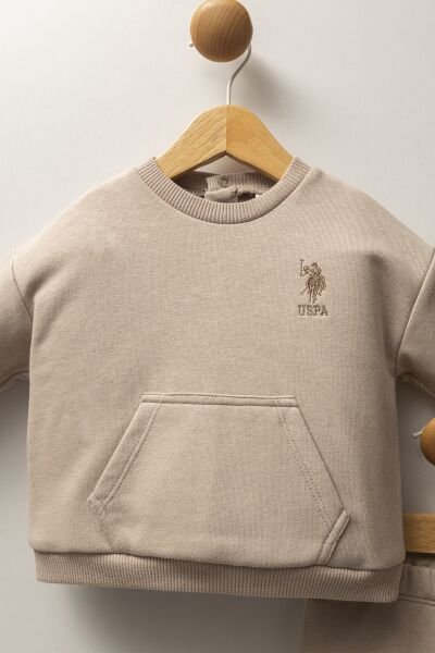 U.S.Polo Assn Erkek Bebek 2 Li Takım 6-9 - Kum