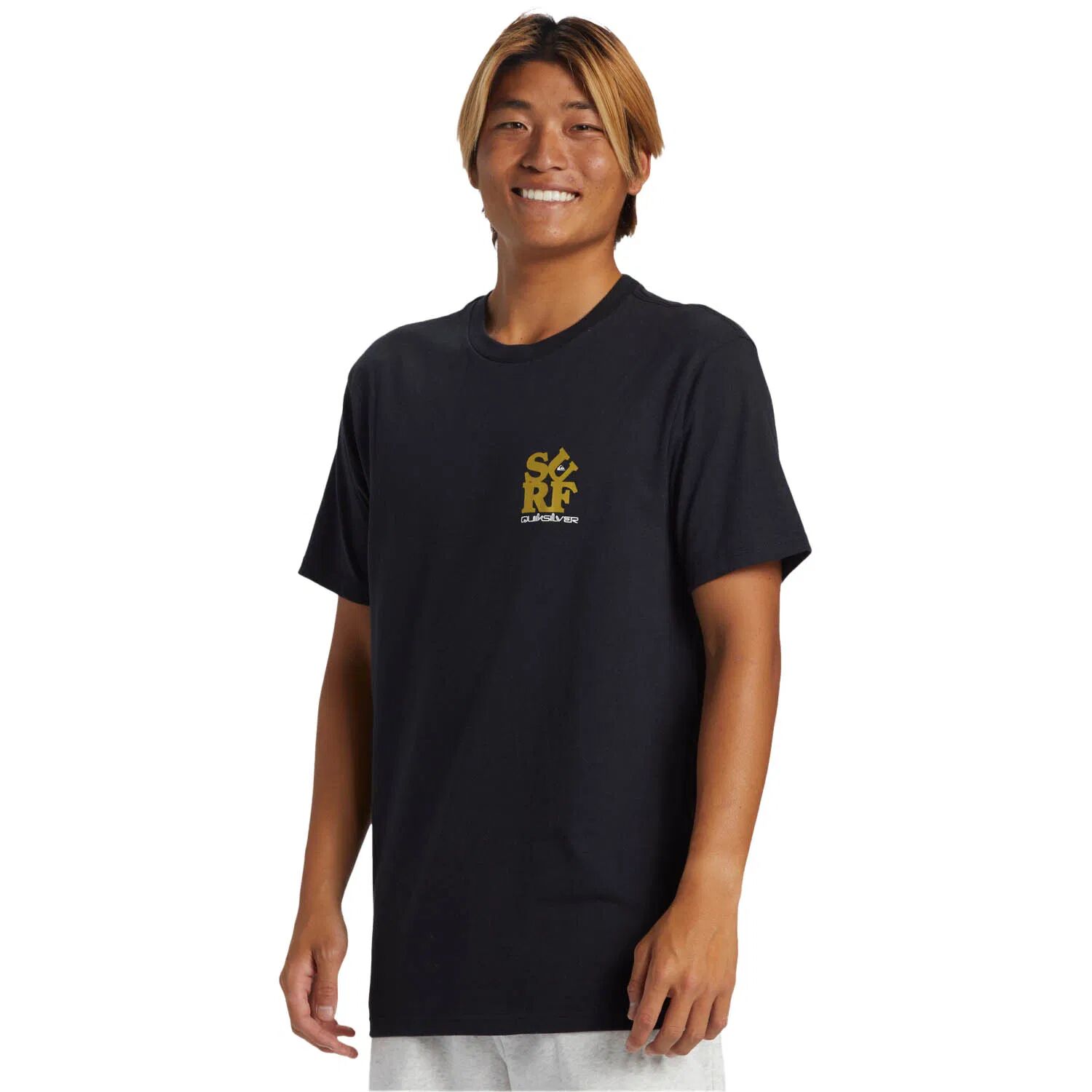 Quiksilver Surf Moe Erkek Tişört Siyah - XXL