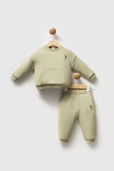 U.S.Polo Assn Erkek Bebek 2 Li Takım 3 Yaş - Füme