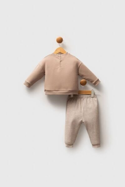 U.S.POLO ASSN ERKEK BEBEK 2 Lİ TAKIM  İKİ İPLİK Kum - 18-24
