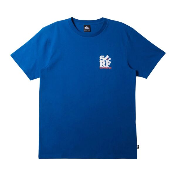 Quiksilver Surf Moe Erkek Tişört Mavi - XL