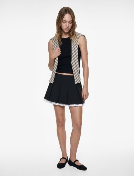 Koton Siyah Atlet 6Sal30051Ik Siyah - XS