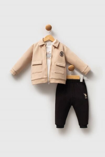 U.S.POLO ASSN ERKEK BEBEK 3 LÜ TAKIM İKİ İPLİK