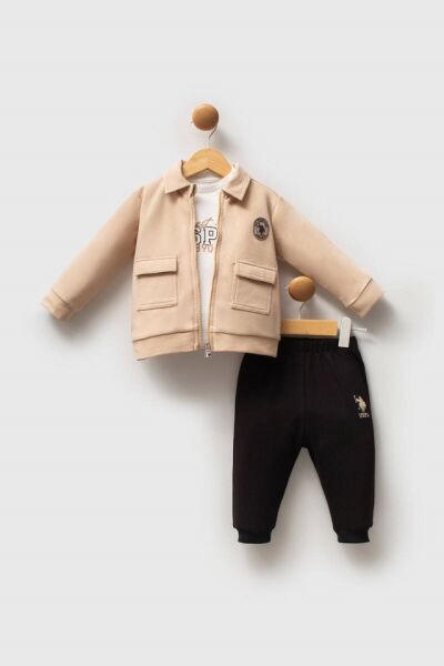 U.S.POLO ASSN ERKEK BEBEK 3 LÜ TAKIM İKİ İPLİK