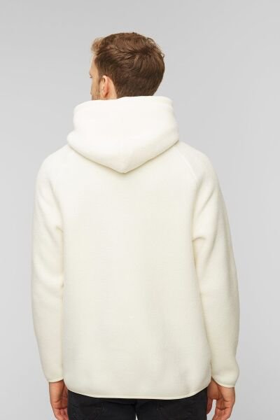 Peak Performance M Fleece Hood Erkek Sweatshirt Beyaz - M