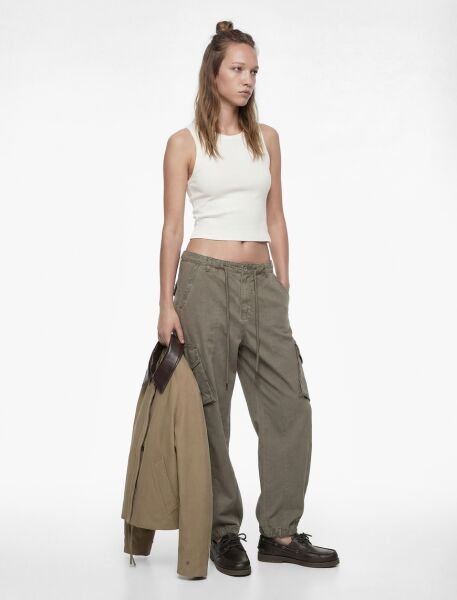 Koton Kırık Beyaz Atlet 6Sal30054Ik Beyaz - XS