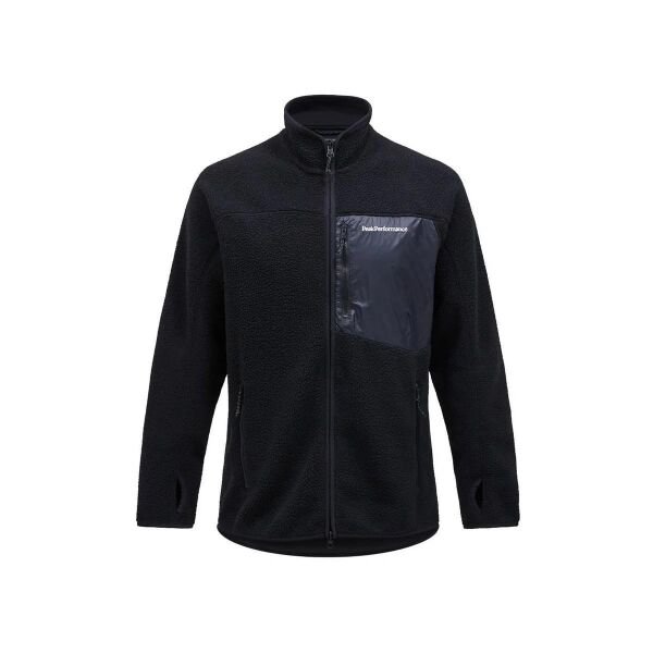 Peak Performance M Pile Zip Jacket Erkek Polar Siyah - XL