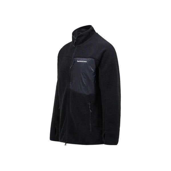 Peak Performance M Pile Zip Jacket Erkek Polar Siyah - 2XL