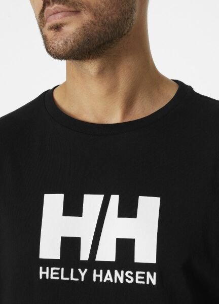 Helly Hansen Logo Erkek T-Shirt Lacivert - S