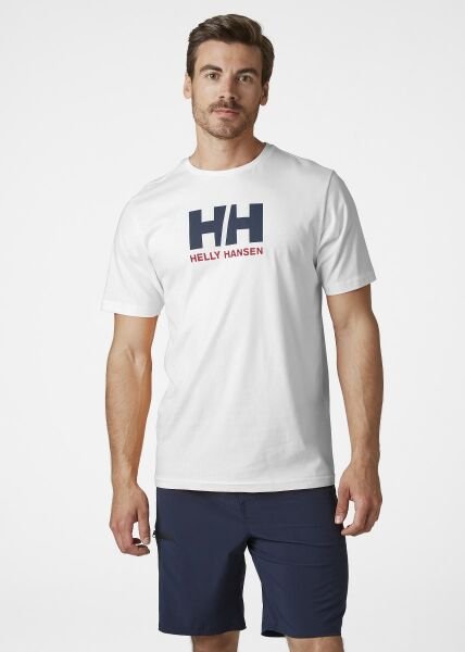 Helly Hansen Logo Erkek T-Shirt Beyaz - M