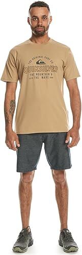 Quiksilver Floating Around Ss Erkek Tişört Somon - M