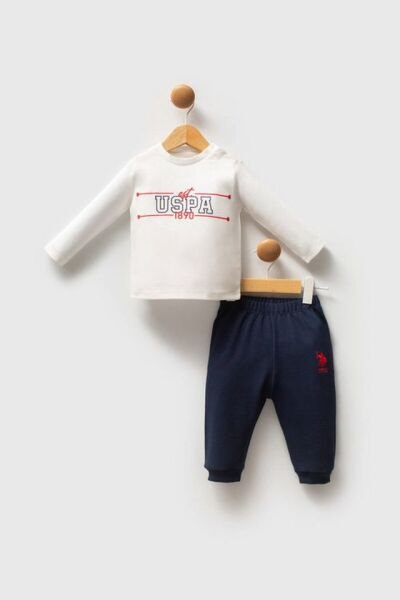 U.S.POLO ASSN ERKEK BEBEK 3 LÜ TAKIM İKİ İPLİK Kırmızı - 3 Yaş