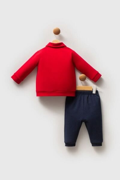 U.S.POLO ASSN ERKEK BEBEK 3 LÜ TAKIM İKİ İPLİK Kırmızı - 3 Yaş