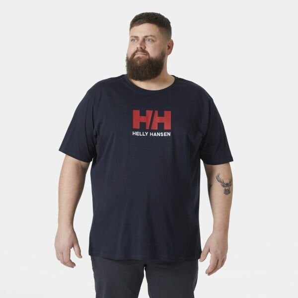 Helly Hansen Logo Erkek T-Shirt Lacivert - S