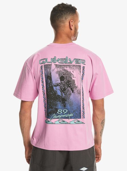 Quiksilver Back Flash Ss Erkek T-Shirt Turuncu - XXL