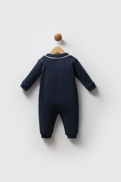 U.S.Polo Assn Erkek Bebek Patıksız Tulum 9-12 - Lacivert