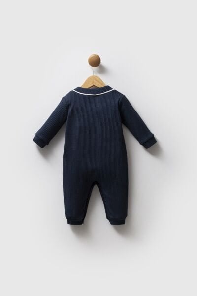 U.S.Polo Assn Erkek Bebek Patıksız Tulum 9-12 - Lacivert