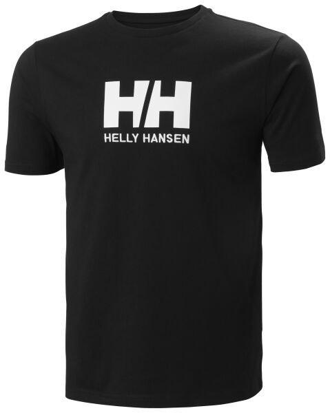 Helly Hansen Logo Erkek T-Shirt Siyah - S