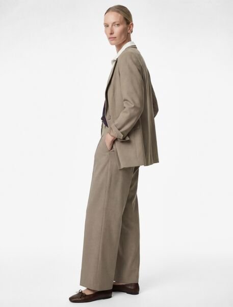 Koton Vizon Pantolon 6Sak40205Uw 42 - Vizon