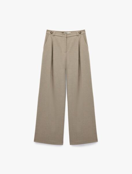 Koton Vizon Pantolon 6Sak40205Uw 42 - Vizon