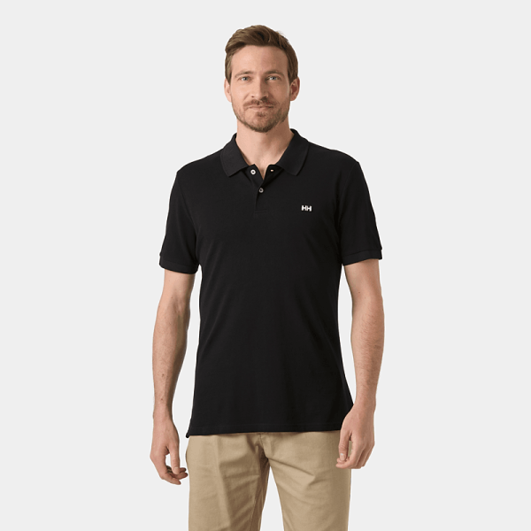HELLY HANSEN Erkek Tişört ELBA FITTED POLO T-SHIRT HHA.54542 XL - BLACK