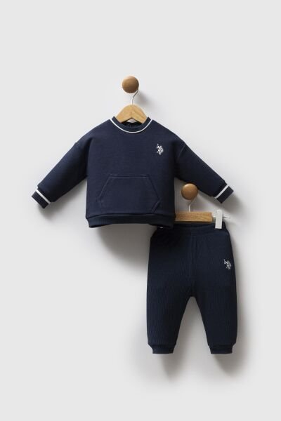 U.S.Polo Erkek Bebek 2 Li Takım 6-9 - Lacivert