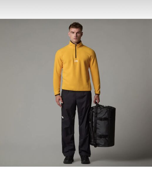 The North Face M Glacier 1/4 Zip Erkek Polar Sweatshirt Sarı - M
