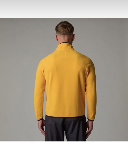 The North Face M Glacier 1/4 Zip Erkek Polar Sweatshirt Sarı - XL