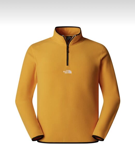 The North Face M Glacier 1/4 Zip Erkek Polar Sweatshirt Sarı - XL