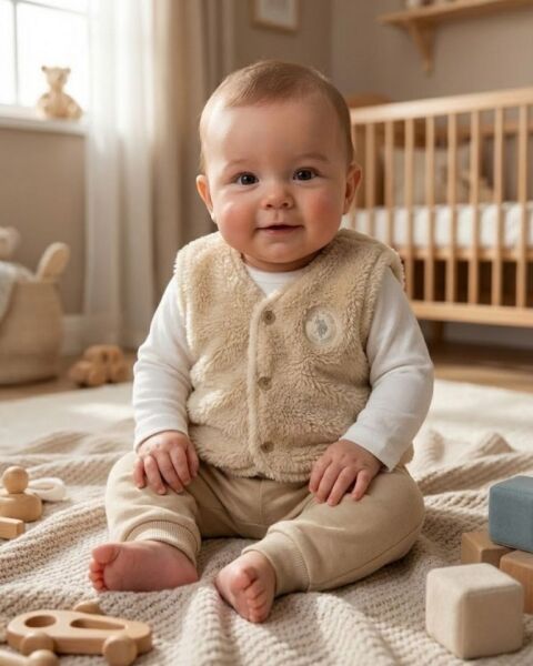 U.S.POLO ASSN KIZ BEBEK 3LÜ TAKIM Bej - 18-24