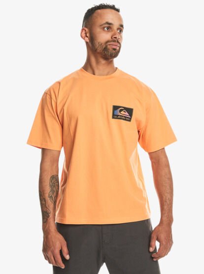 Quiksilver Back Flash Ss Erkek T-Shirt Turuncu - XXL