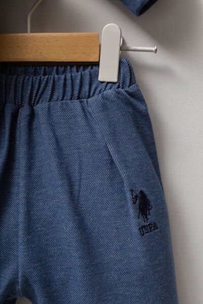 U.S.Polo Assn Erkek Bebek 3 lü Takım 9-12 - Mavi