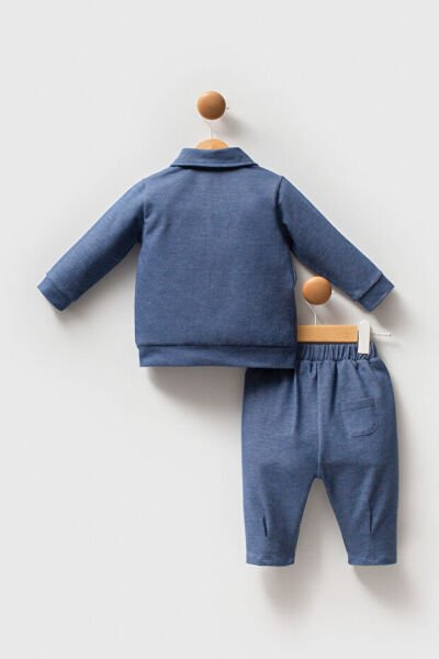 U.S.Polo Assn Erkek Bebek 3 lü Takım 9-12 - Mavi