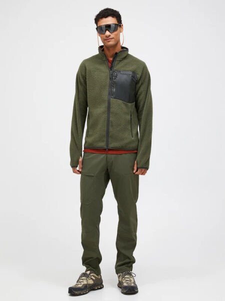 Peak Performance M Pile Zip Jacket Erkek Polar Yeşil - 2XL